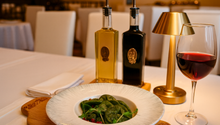 Новинка в меню ресторана «Беловежская пуща» — шпинатные пельмени из мяса дичи